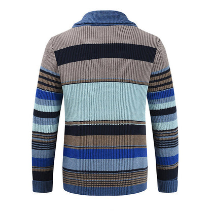 Montclair | Men’s Colorblock Lapel Knit Jacket