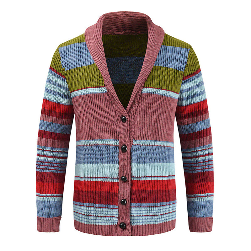 Montclair | Men’s Colorblock Lapel Knit Jacket