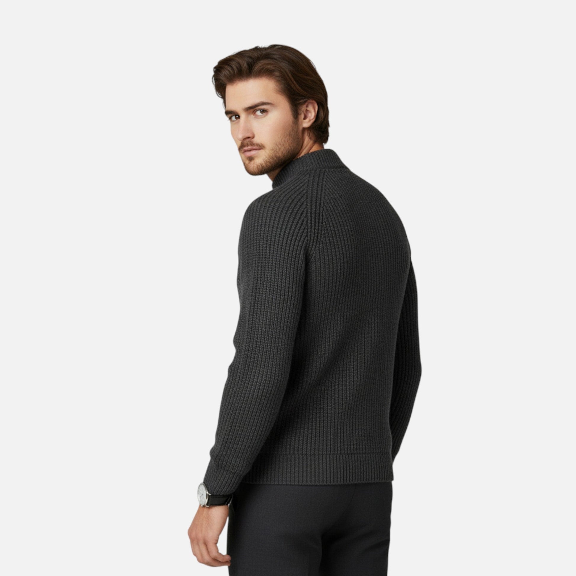 Virell | Men’s Slim-Fit Ribbed Knit Sweater