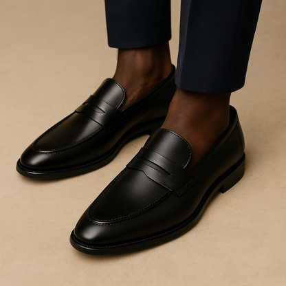 Valerio | Men’s Leather Penny Loafers