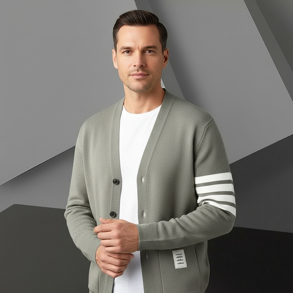 Harrington | Men’s Knitted Button Cardigan