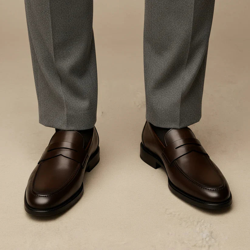 Valerio | Men’s Leather Penny Loafers